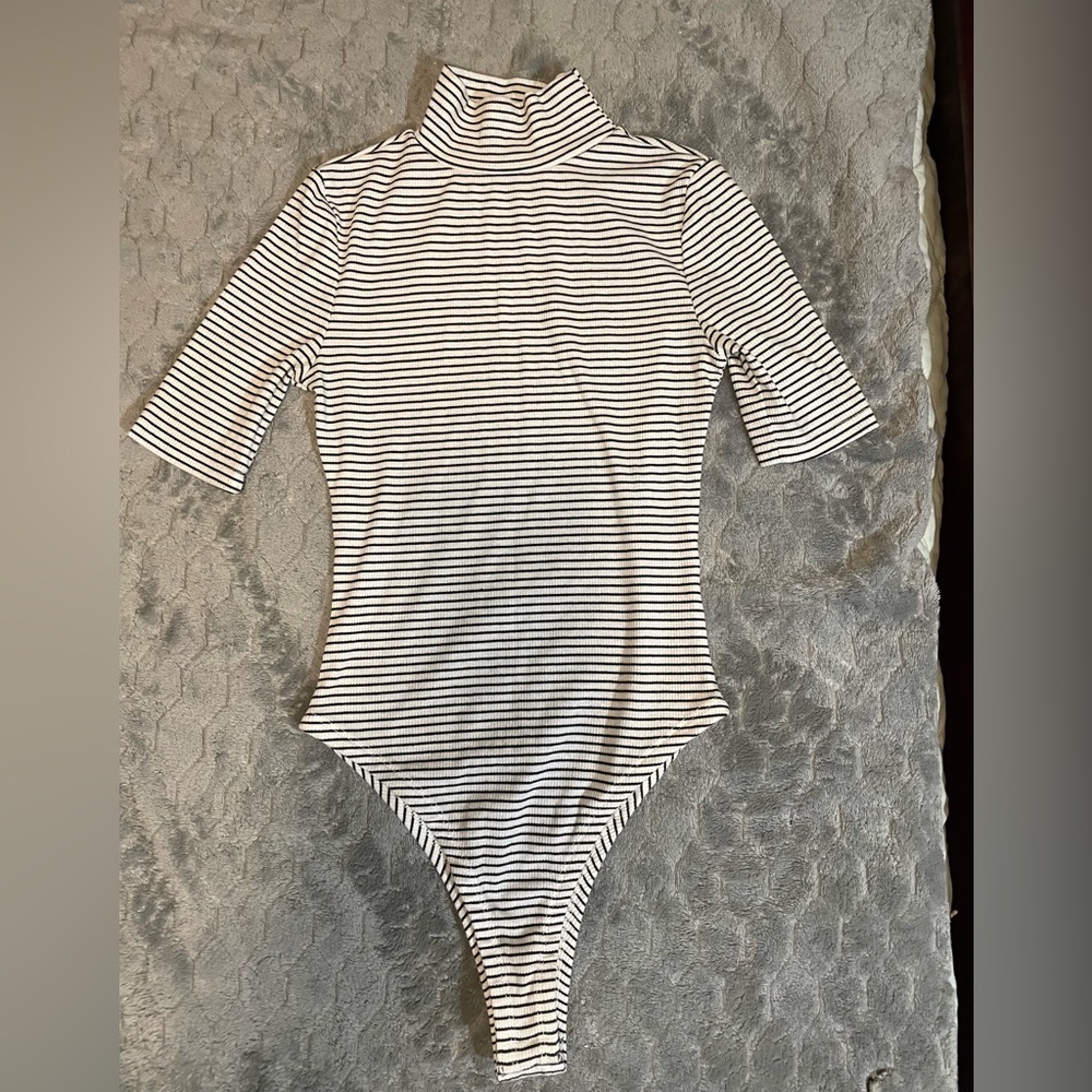 Striped bodysuit